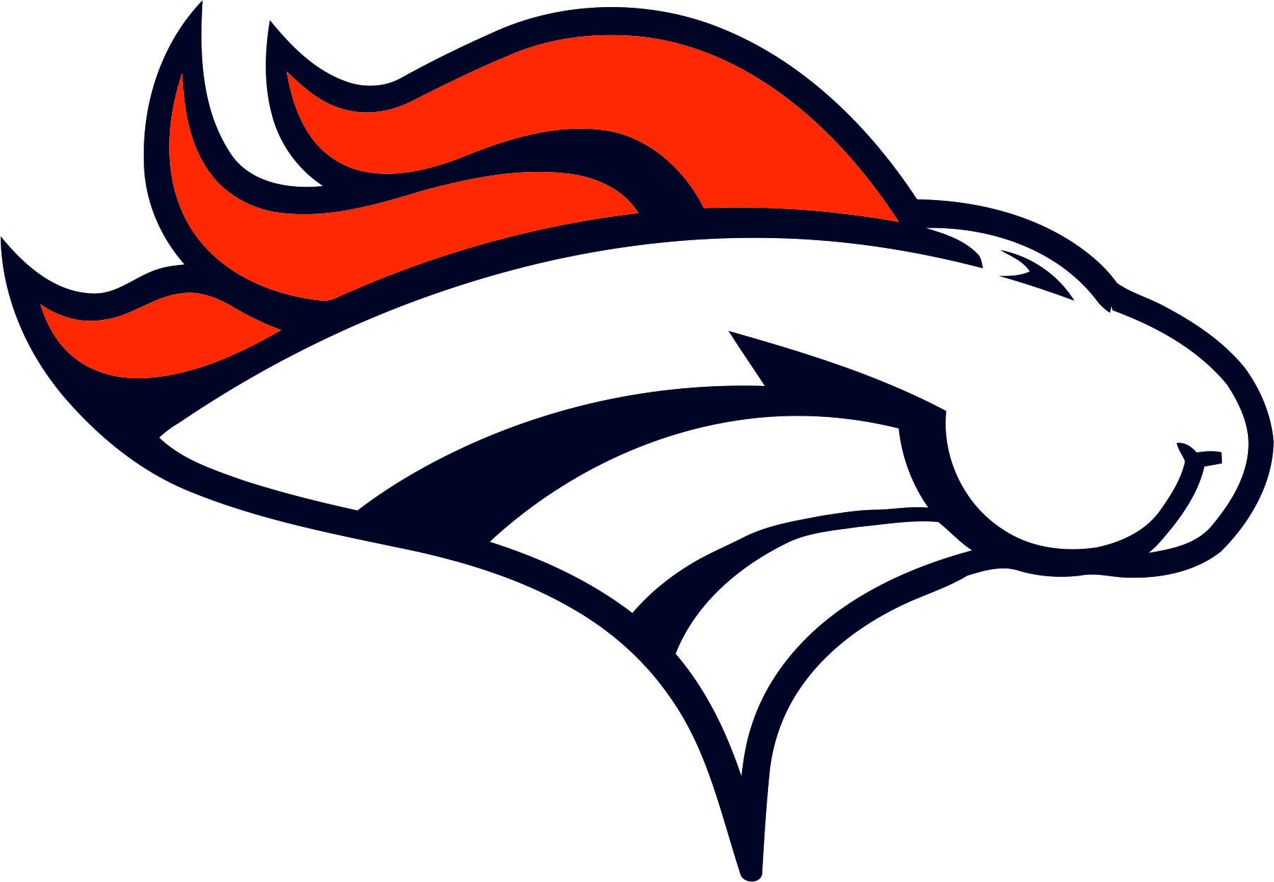 Denver Broncos Butts Logo iron on transfers